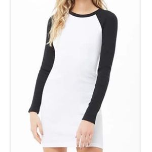 F21 Baseball tee dress